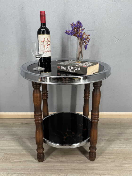 Image 1 of Tavolino Art Déco con dettagli in tartaruga