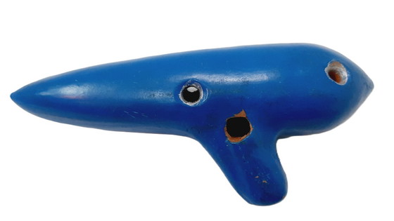 Image 1 of Ocarina vintage en argile à 12 trous