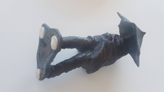 Image 1 of Small sculpture by Carlo Balljana, "Controvento", 1973