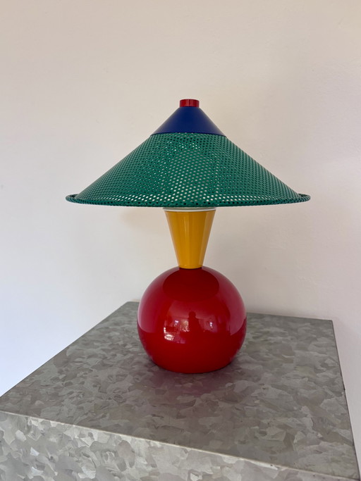 Postmoderne/Memphis-stijl tafellamp, jaren 80, Duitsland