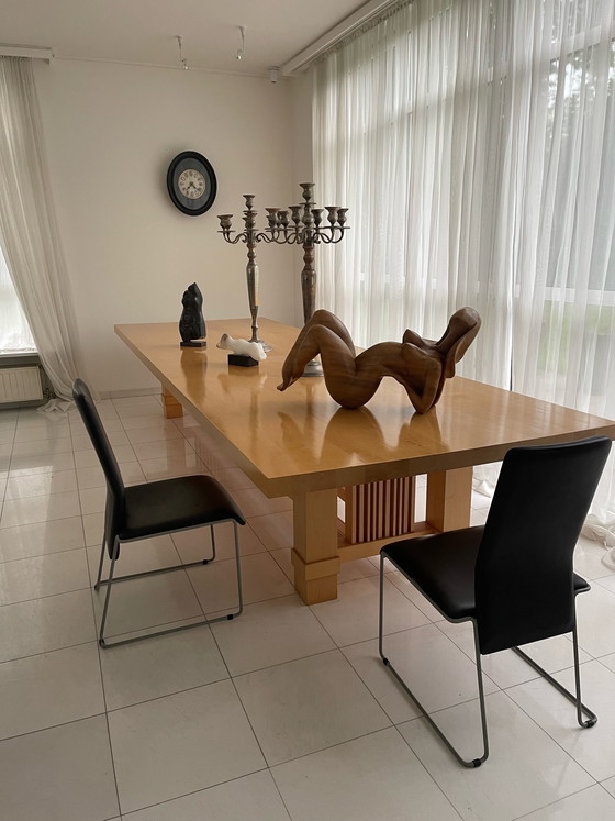 Image 1 of Großer, einzigartiger XXL-Tisch aus Ahornholz, maßgefertigt!