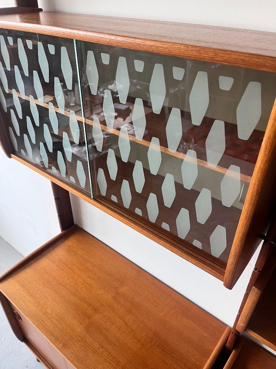 Image 1 of Libreria modulare di John Texmon, Norvegia, anni '60.