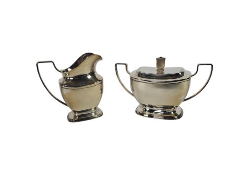 Van Kempen Begeer - Keltum Zeist - design Gustav Baran - suikerpotje - melkkannetjes - 1960's