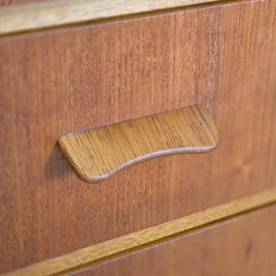 Vintage Danish Chest of drawers, teak 6 drawers 1960s Scandinavian, Wood, Brown (photo 7 of 19)