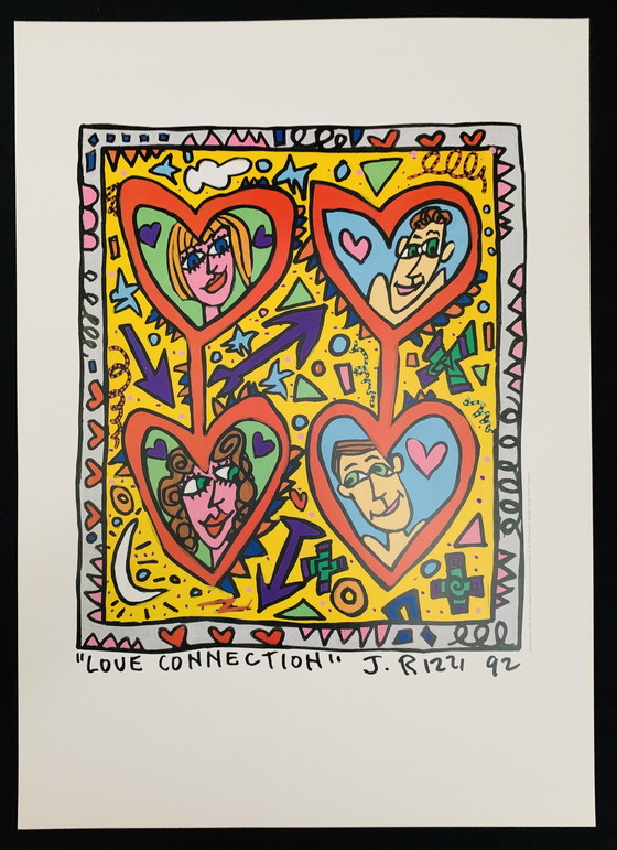 Image 1 of James Rizzi: "Love Connection"