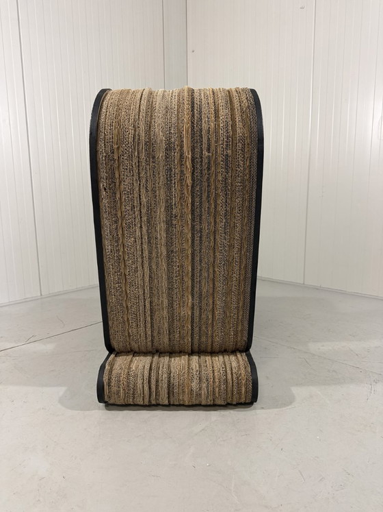 Image 1 of Unieke design lounge stoel karton & multiplex 1990's