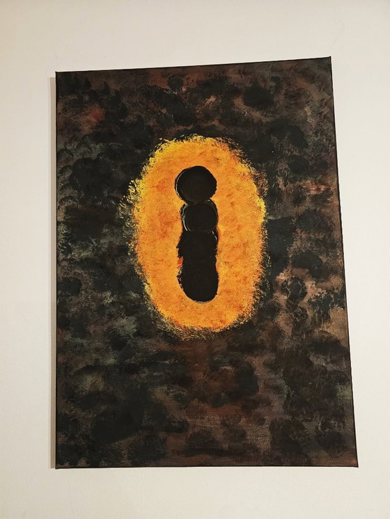 Image 1 of Large Abstract Painting –  Portal of Presence  – T.C. Freiberger – Contemporary Expressionism Lar