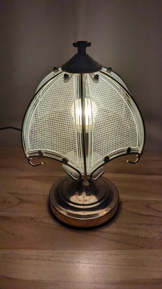 Image 1 of Hollywood Regency Touch Lamp 