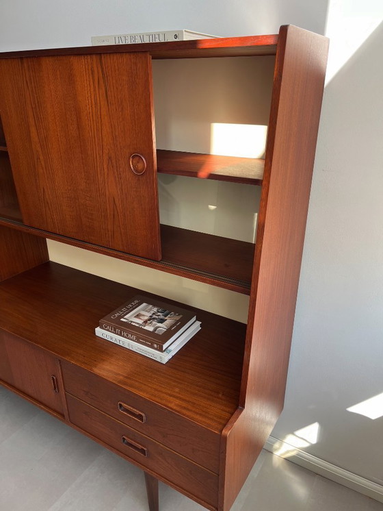 Image 1 of Vintage teak highboard/wall unit, 1960s