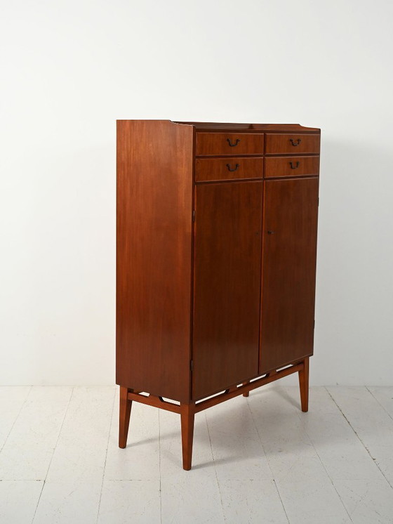 Image 1 of Scandinavian Mahogany Cabinet 1950s