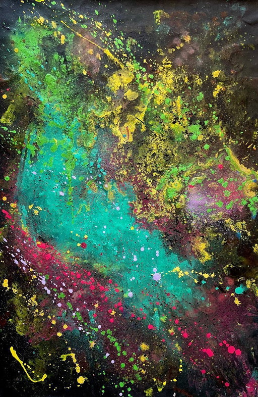 NO1R VISUALART - Cosmos - Canvas van de kunstenaar