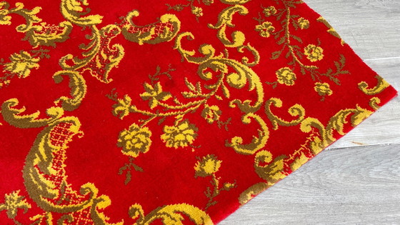 Image 1 of Tapis Vintage Façon Tapisserie 100% Laine - 142x89 cm