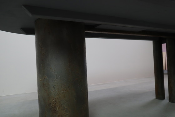 Image 1 of Tavolo da pranzo postmoderno di Pia Manu, Belgio, 1990 ca.