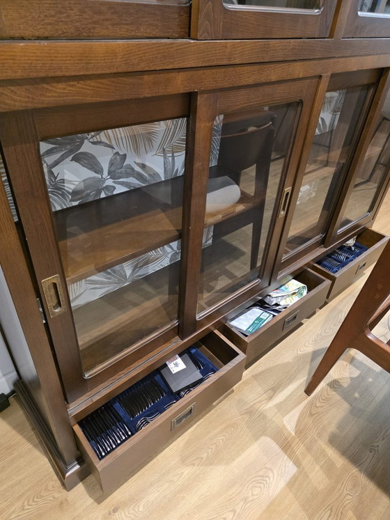 Credenza in Legno Massello di Castagno – Credenze, Glass, Wood (photo 3 of 6)