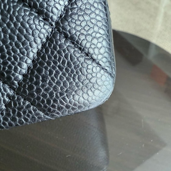 Image 1 of Chanel Classic Flap Small - Caviar 23CM Quilted Black Gold Hardware