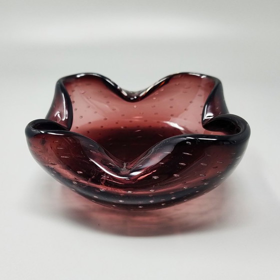 Image 1 of Magnifique cendrier ou vide-poches des années 1960, signé Flavio Poli pour Seguso. Fabriqué en Italie.