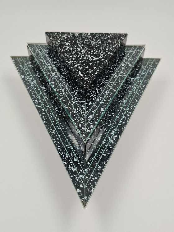 Image 1 of Memphis style modernist wall light