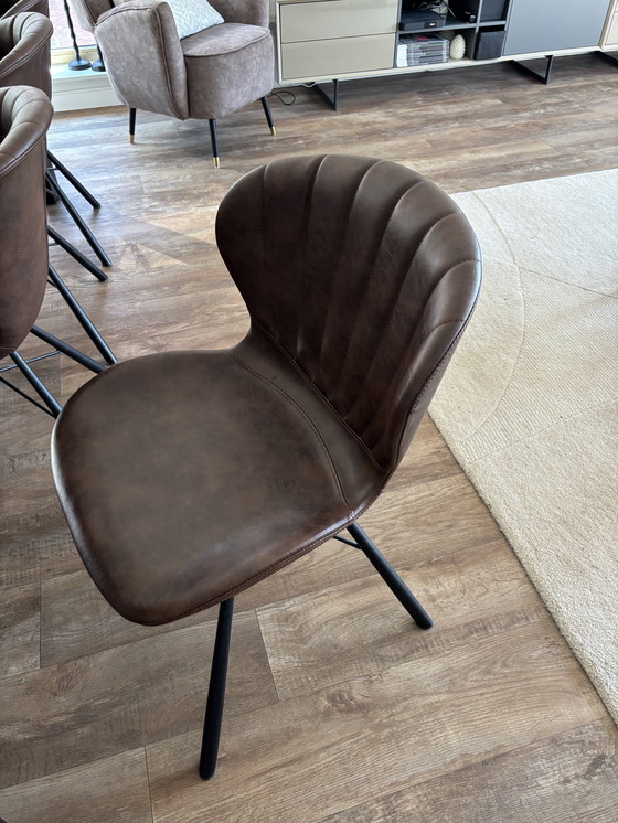 Image 1 of 6x leuke goed verzorgde eetkamerstoelen 