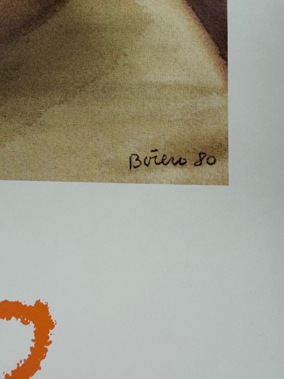 Image 1 of Fernando Botero, Pear (Ausstellungsplakat), 1980, Galerie Beyeler Basel, gedruckt in der Schweiz