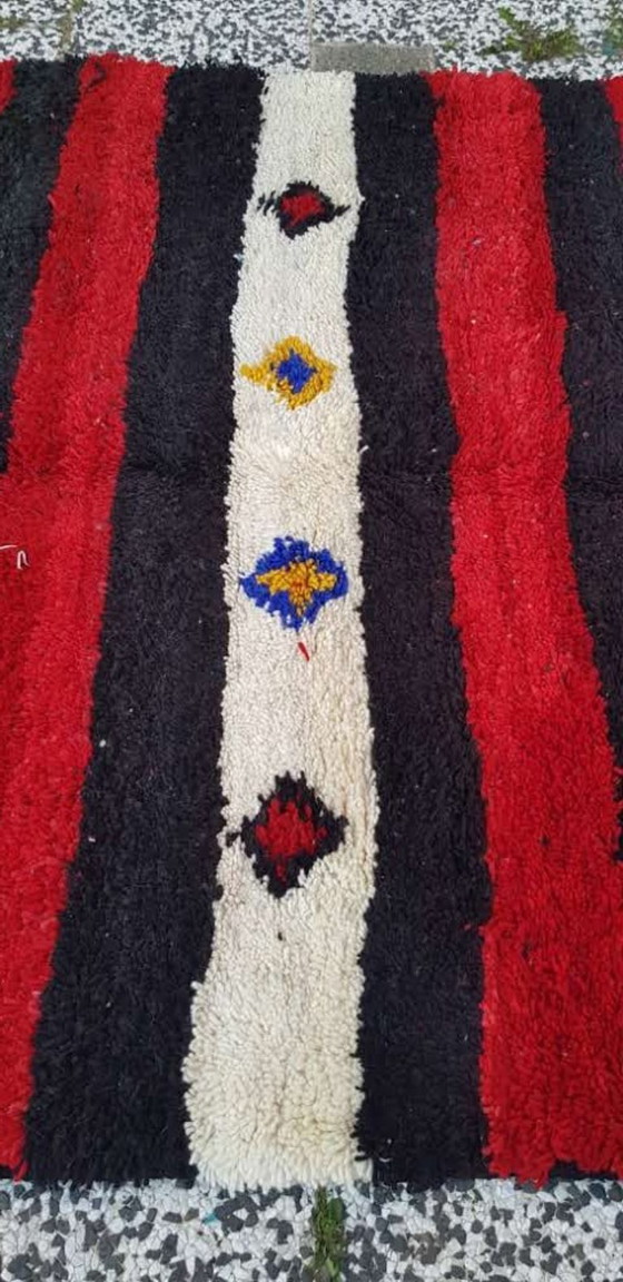 Image 1 of Alfombra bereber de lana anudada a mano, 257 x 150 cm