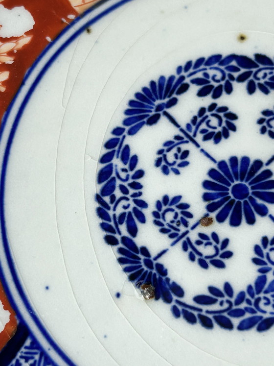 Image 1 of Japans Antiek Imari bord 30 centimeter uit 1868-1910