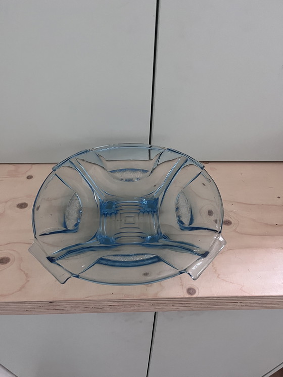 Image 1 of Walther & Sohne frutta in vetro perschaal Artdeco anni '30