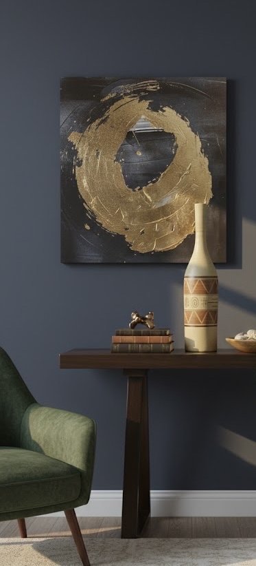 Hand-Painted Tribal Style Bud Vase