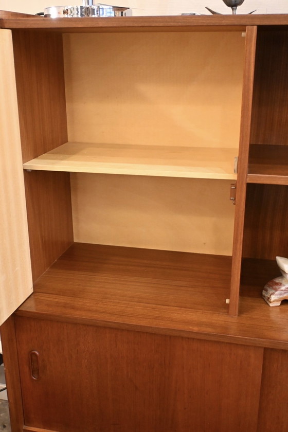 Image 1 of Teak wooden Danish Design highboard 60s/70s