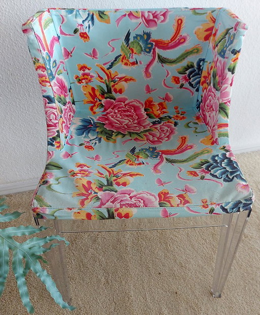 2 x Mademoiselle Fauteuil van Philippe Starck voor Kartell