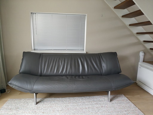 Canapé 3 places Leolux Tango gris foncé