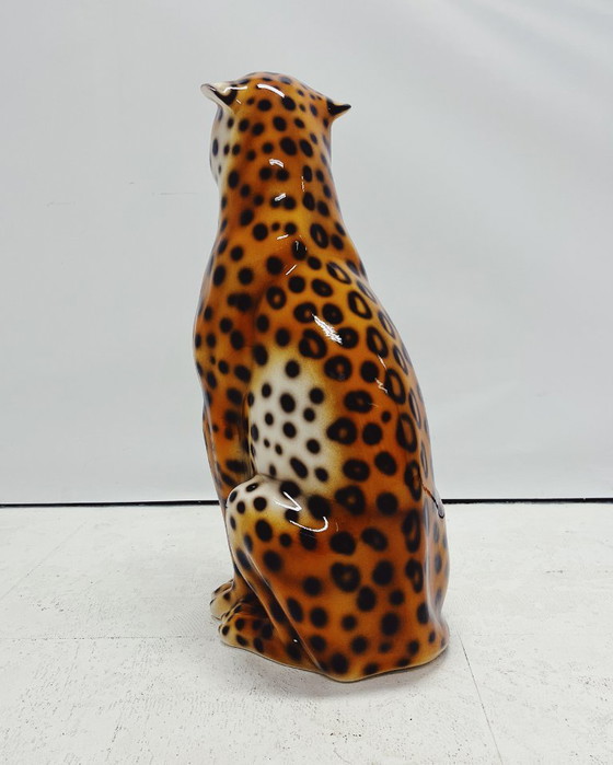 Scultura in ceramica di leopardo – Ceramiche Boxer, Oggetti decorativi (photo 5 of 6)