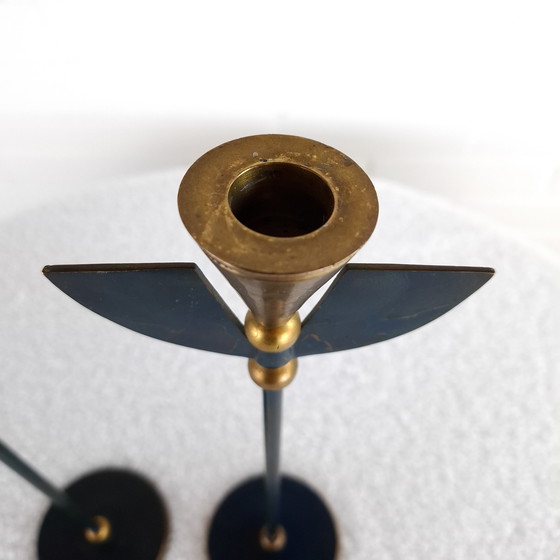 Image 1 of 2 candelieri vintage Memphis Milano anni '80