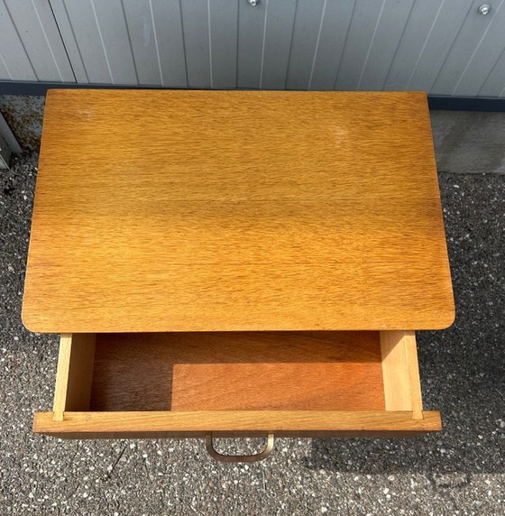 Oak bedside table, 1950 – Nightstands, Wood (photo 7 of 7)