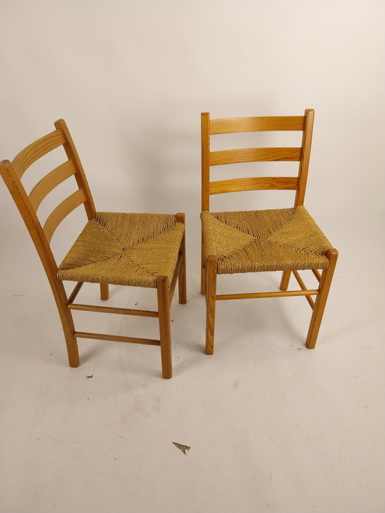 Image 1 of 2 x jærstollen by Aksel Hansson 1980s dining room chairs