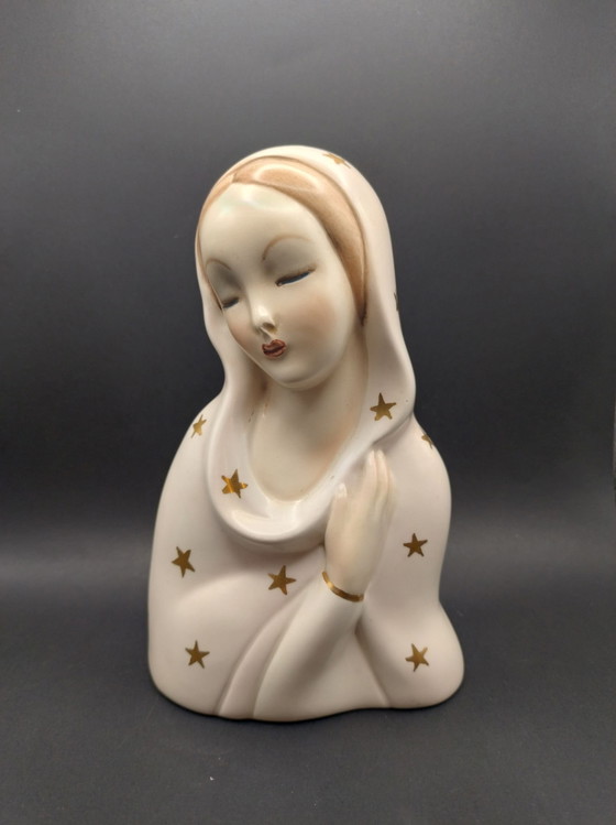 Madonna Figurine in ceramic by Igni Torino, Decorative Objects, Creme (photo 6 of 12)