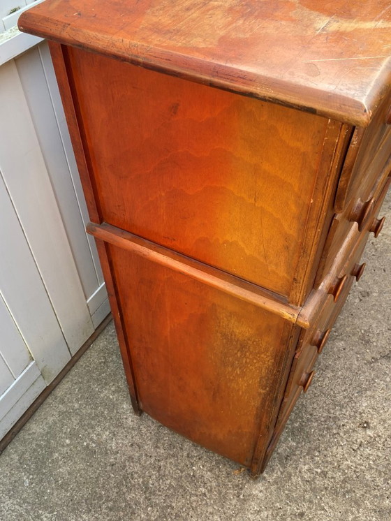 Image 1 of Cómoda de madera blanca 1950