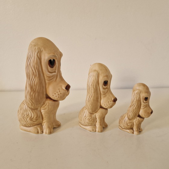 Image 1 of Set of 3 sylvac dog figurines set