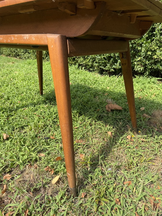Tavolino sollevabile vintage in stile Mid-Century Modern / Mufuti (Modello 346 / Decor 3484) (photo 3 of 15)