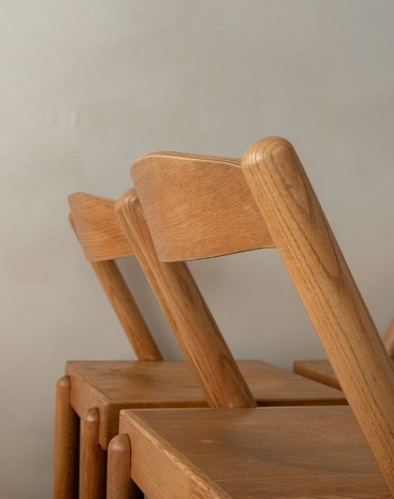 Image 1 of Sedie da pranzo vintage italiane Iva di Roberto Pamio e Renato Toso per Stilwood, 1972, set di 4