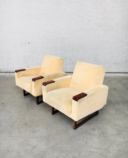 Ensemble de fauteuils de design moderne du milieu du siècle, Danemark, années 1950