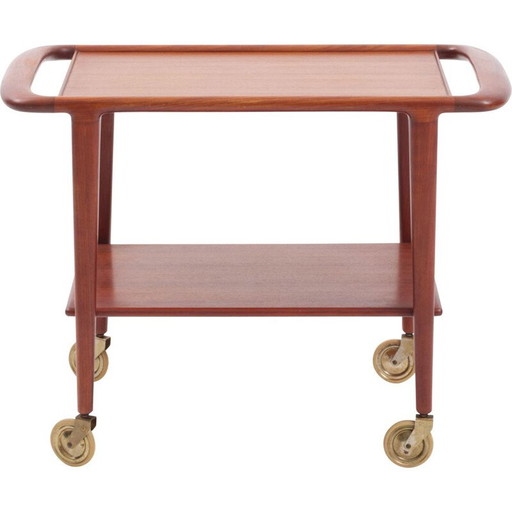 Chariot vintage en teck par Niels Otto Moller et J.L. Mollers, Danemark années 1960