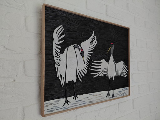"THE CRANE TANGO BY MOONLIGHT" Gallery Suncorner