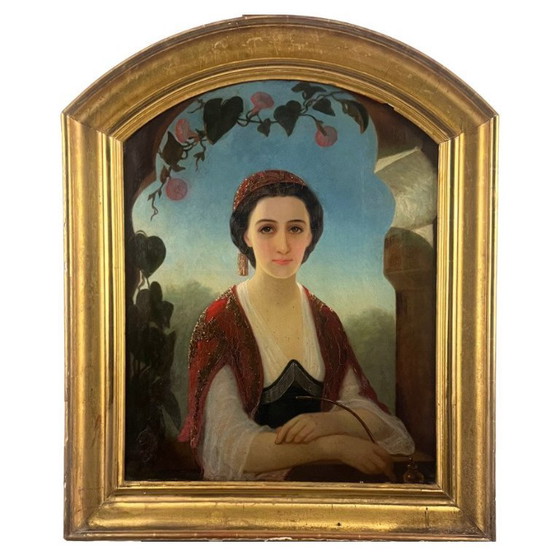 Image 1 of 19th-Century Romantic Portrait – Henry Scheffer (1800-1862)