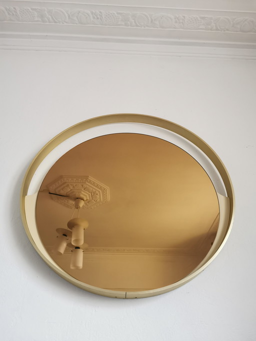 Large vintage gold mirror
