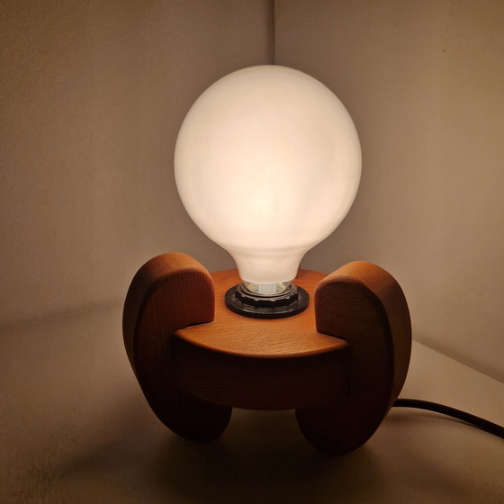 Image 1 of Vintage Lamp Danish Lamp 70s Pine