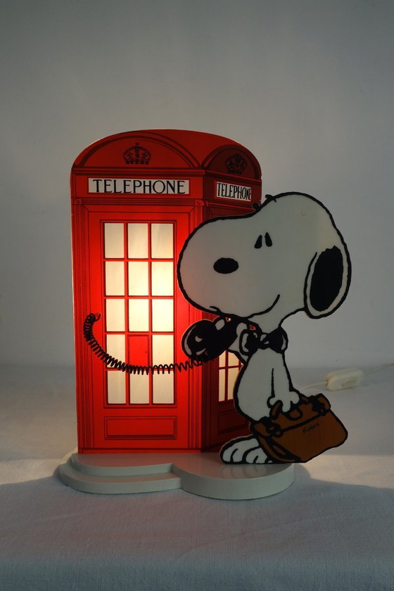 Image 1 of Vintage Snoopy Table Lamp by Nuova Linea Zero, 1980s