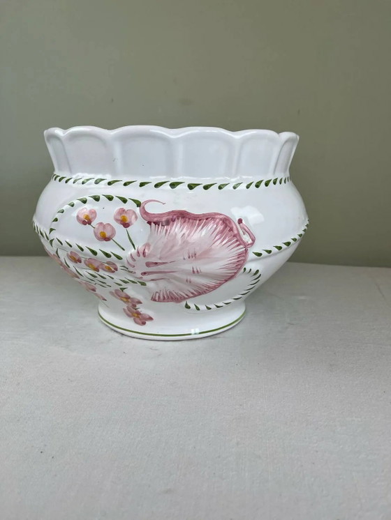 Grande vaso per piante in ceramica – Vasi per piante, Porcelain, Art Nouveau (photo 5 of 9)