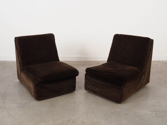 Image 1 of Canapé modulaire marron, design italien, années 1970, fabriqué par Busnelli