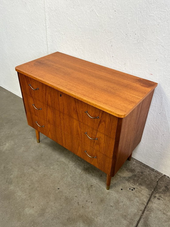 Image 1 of Commode vintage du milieu du siècle, Svensk Möbelindustri Smi, Suède 1960