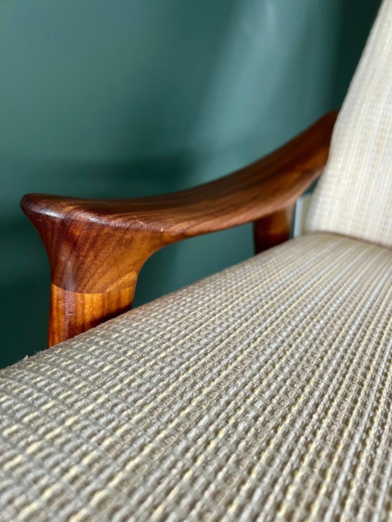 Originele Mid Century Modern Sculpturale Teakhouten Schommelstoel van Ingmar Relling. Scandinavische (photo 11 of 11)